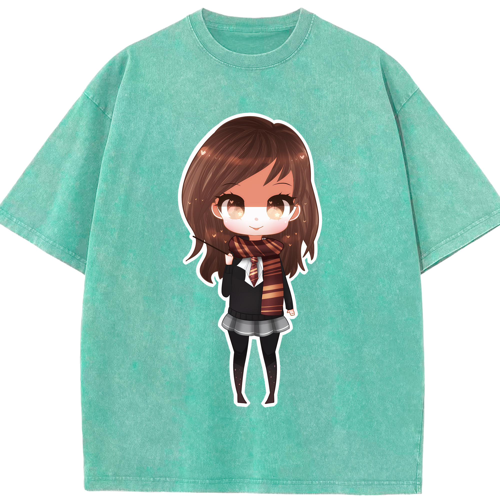 （画像用） Harry Potter ハリー・ポッターシリーズ 綿100% ヴィンテージ風 半袖Tシャツ（フロントプリント）